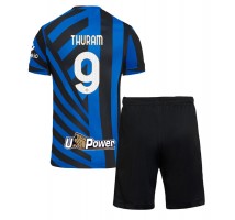 Inter Milan Marcus Thuram #9 Koszulka Podstawowa dzieci 2024-25 Krótki Rękaw (+ krótkie spodenki)